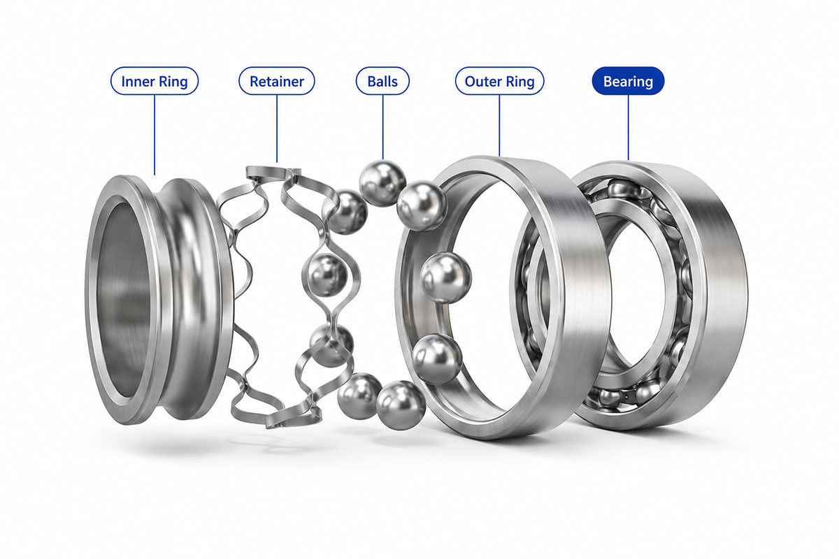 Deep Groove Ball Bearings: A Complete Guide to Structure, Working Principle, Selection, and Applications